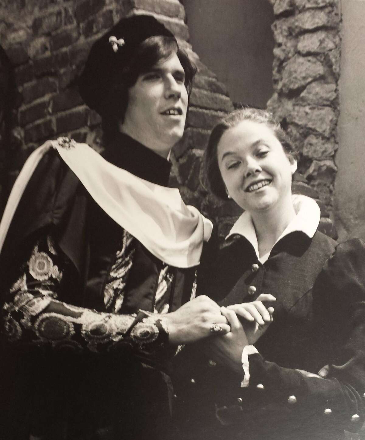 Howard Swain and Annette Bening starred in the 1983 Berkeley Shakespeare Festival production of "All's Well That Ends Well" in John Hinkel Park. Photo by Bob Hsiang