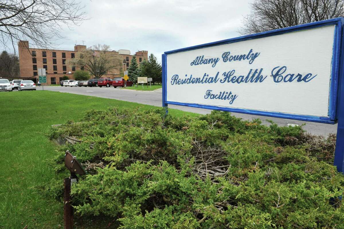 Exterior of the Albany County Nursing home on Monday, April 29, 2013 in Colonie, N.Y. The company that hopes to take over management of the Albany County Nursing home was recently cited for flaws at another nursing home it runs. (Lori Van Buren / Times Union)