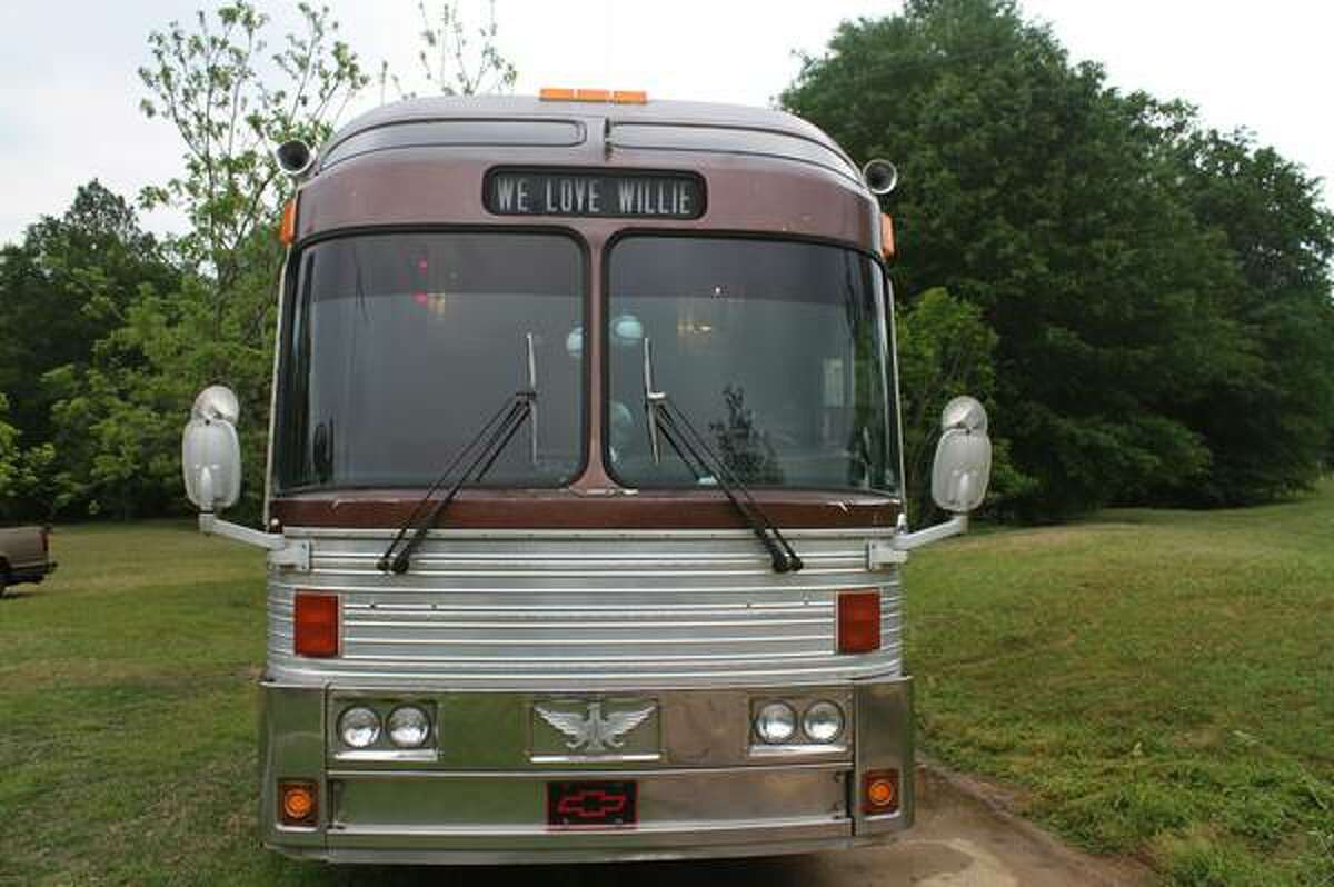 Tour bus used by the Willie Nelson Band is on sale.