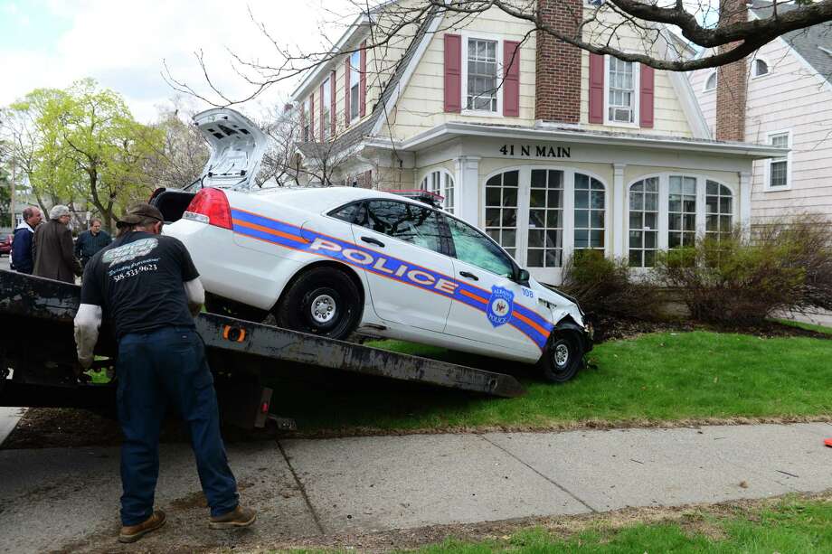 Albany Police Cruiser Hits House - Times Union