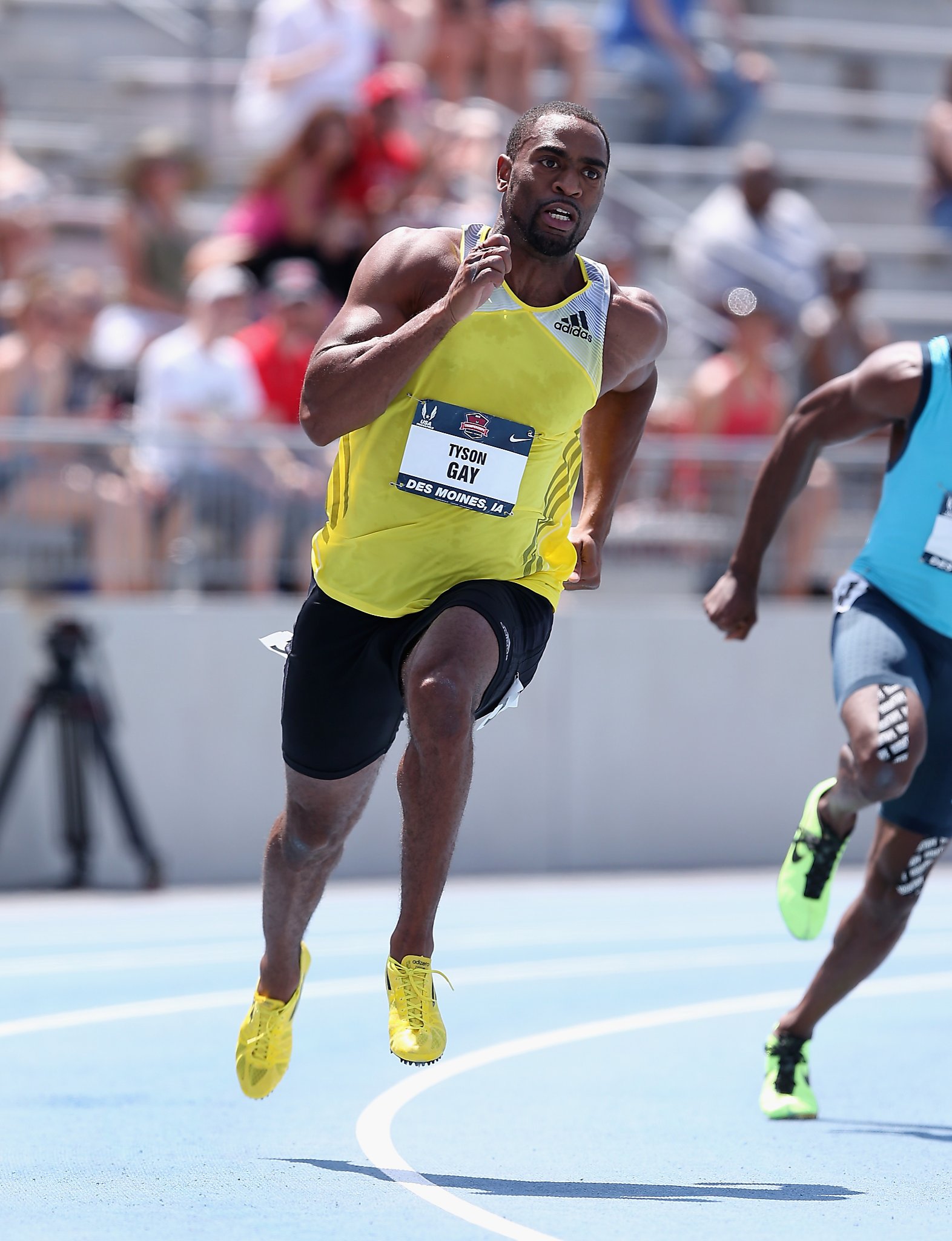 Tyson Gay suspended 1 year, returns Olympic medal