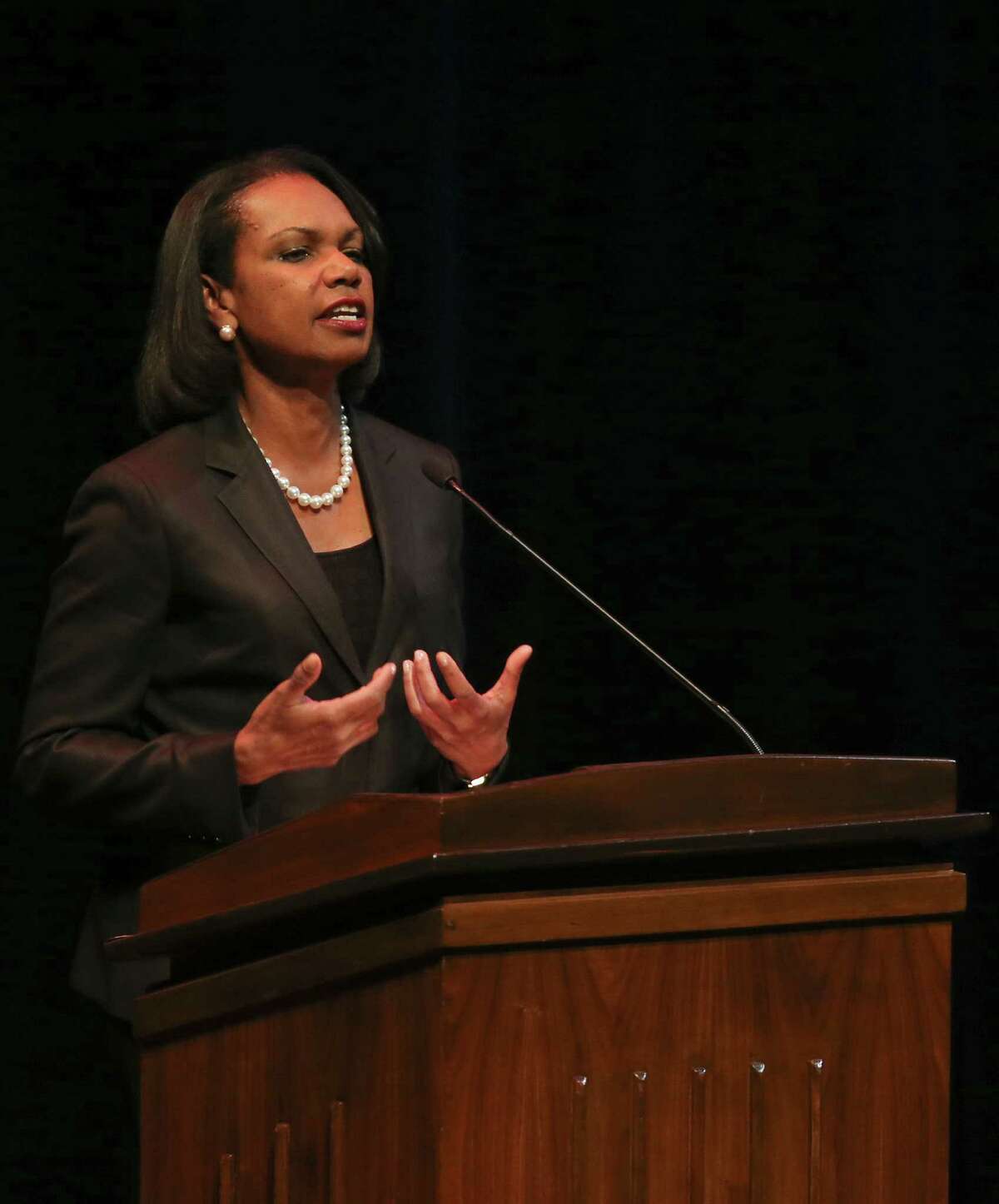 Former Secretary of State Condoleezza Rice canceled a speech at Rutgers University after student protests.