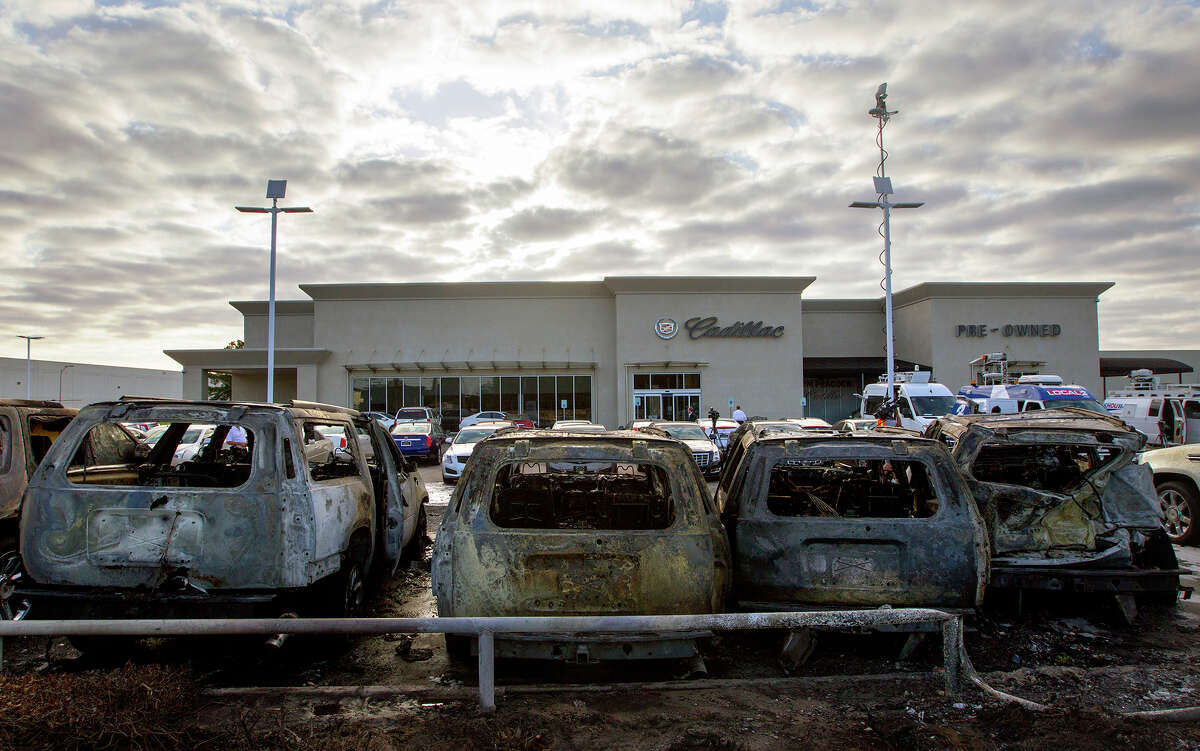 Nearly 1 million in Caddies go up on flames in north Houston