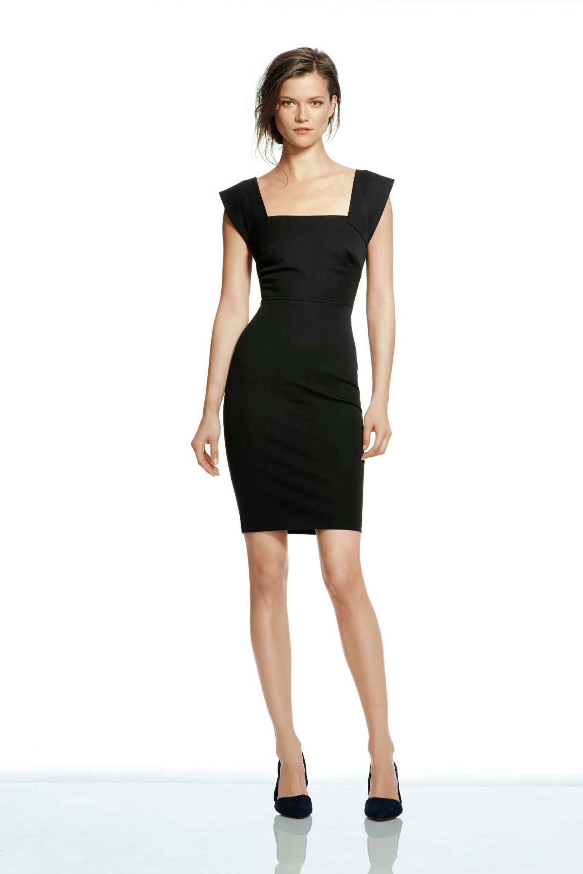 roland mouret black dress Roland Mouret Long Sleeve Flat Knit Midi Dress Black Black main image 0