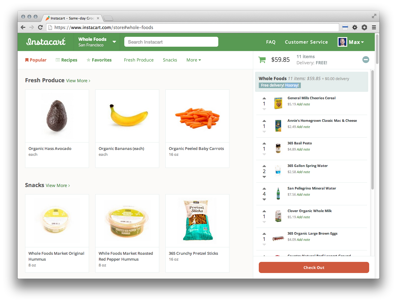 Instacart Brings Its Online Grocery Service To Amazon's Hometown Of Seattle