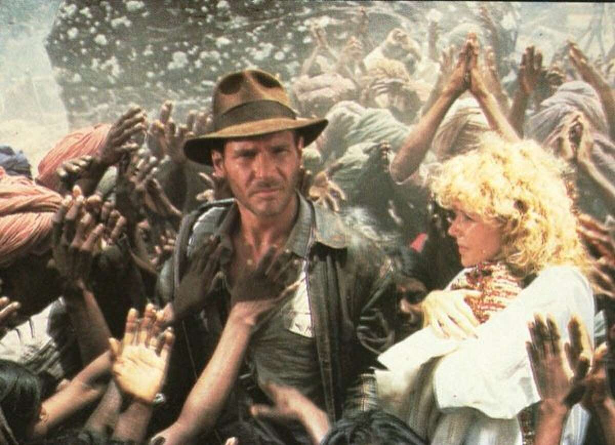 Harrison Ford and Kate Capshaw in "Indiana Jones and the Temple of Doom" 1984