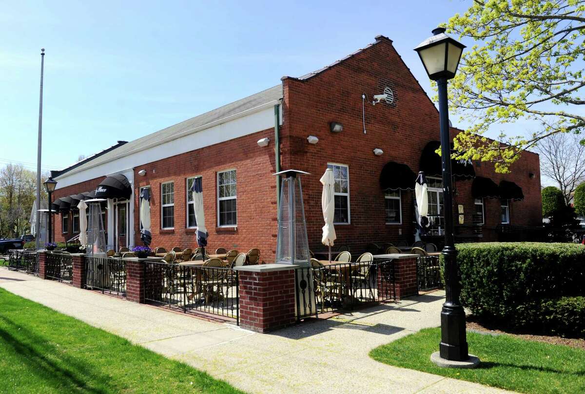 My Place, a restaurant on Queen Street in Newtown, Conn., is housed in a former post office building, Wednesday, May 7, 2014.