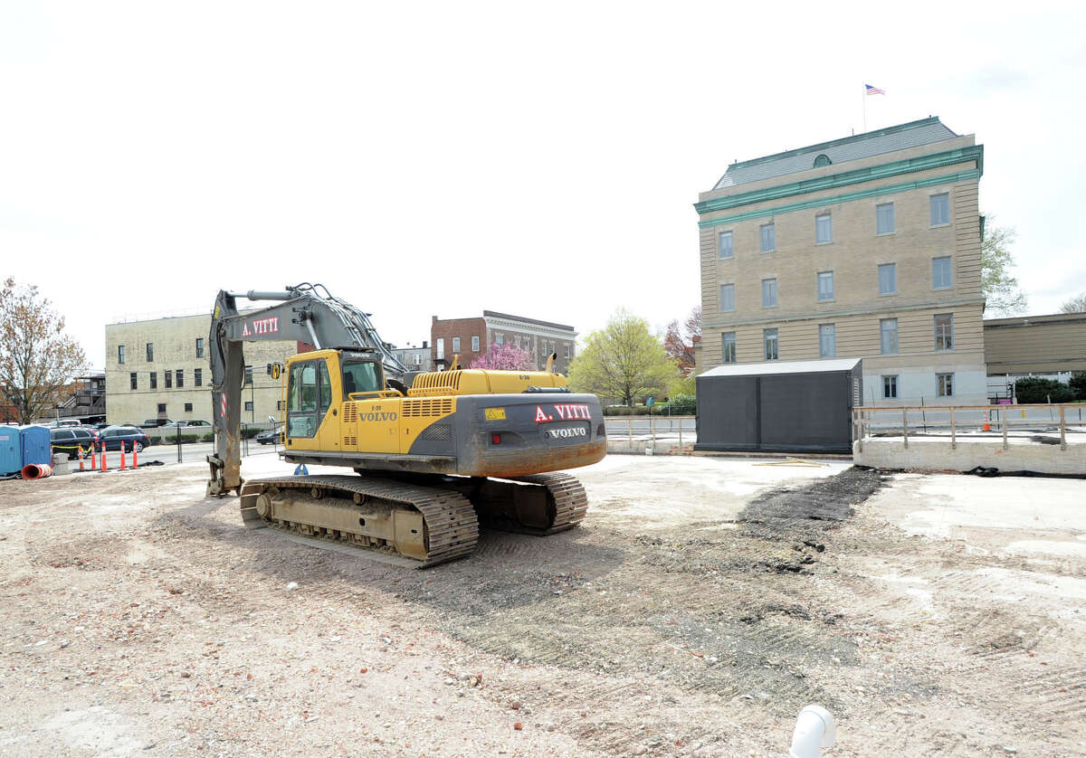 Construction began on the Central Greenwich Fire Station at 15 Havemeyer Place, Greenwich, Conn., Wednesday, May 7, 2014.