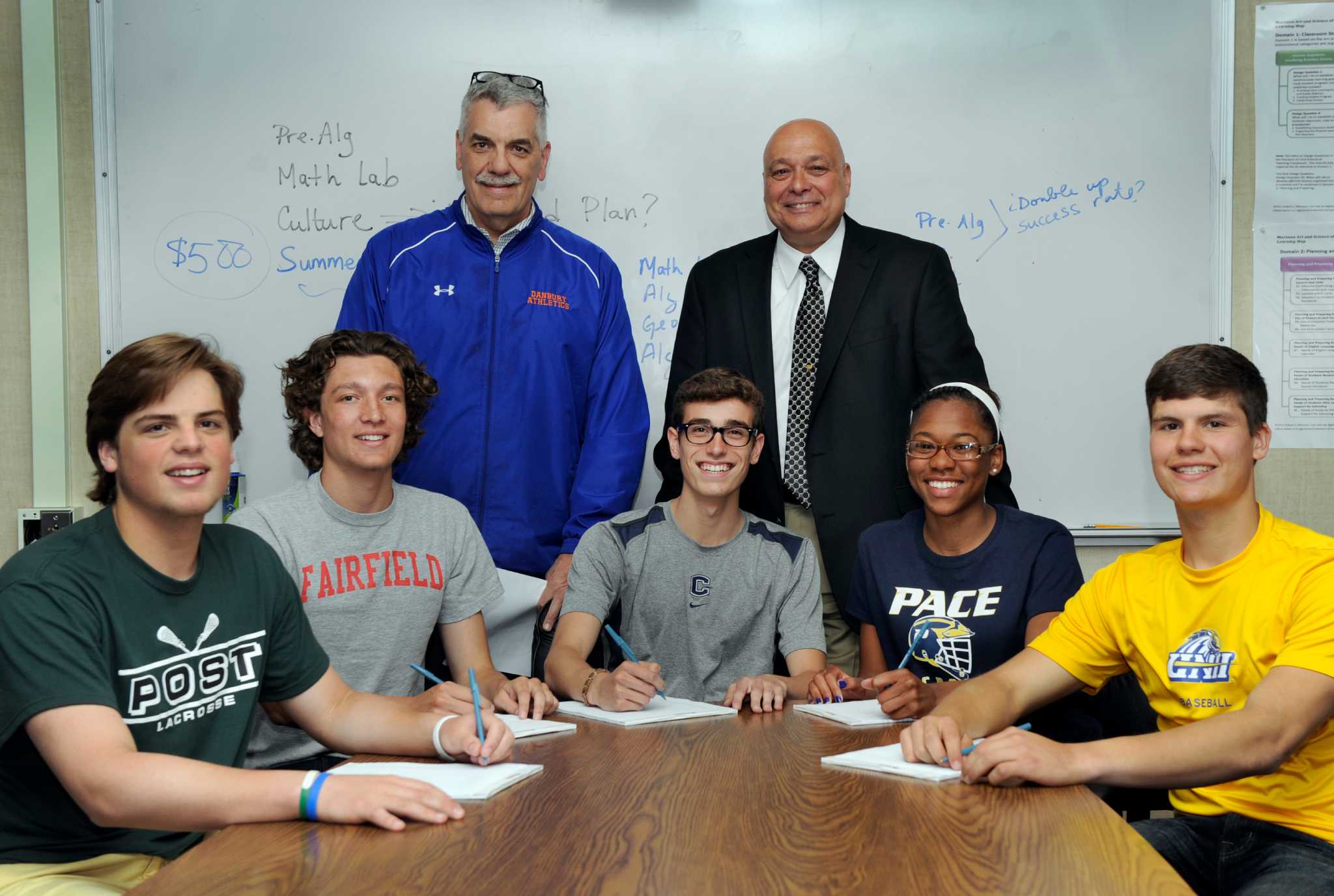 Danbury High Sports Stars Announce College Choices