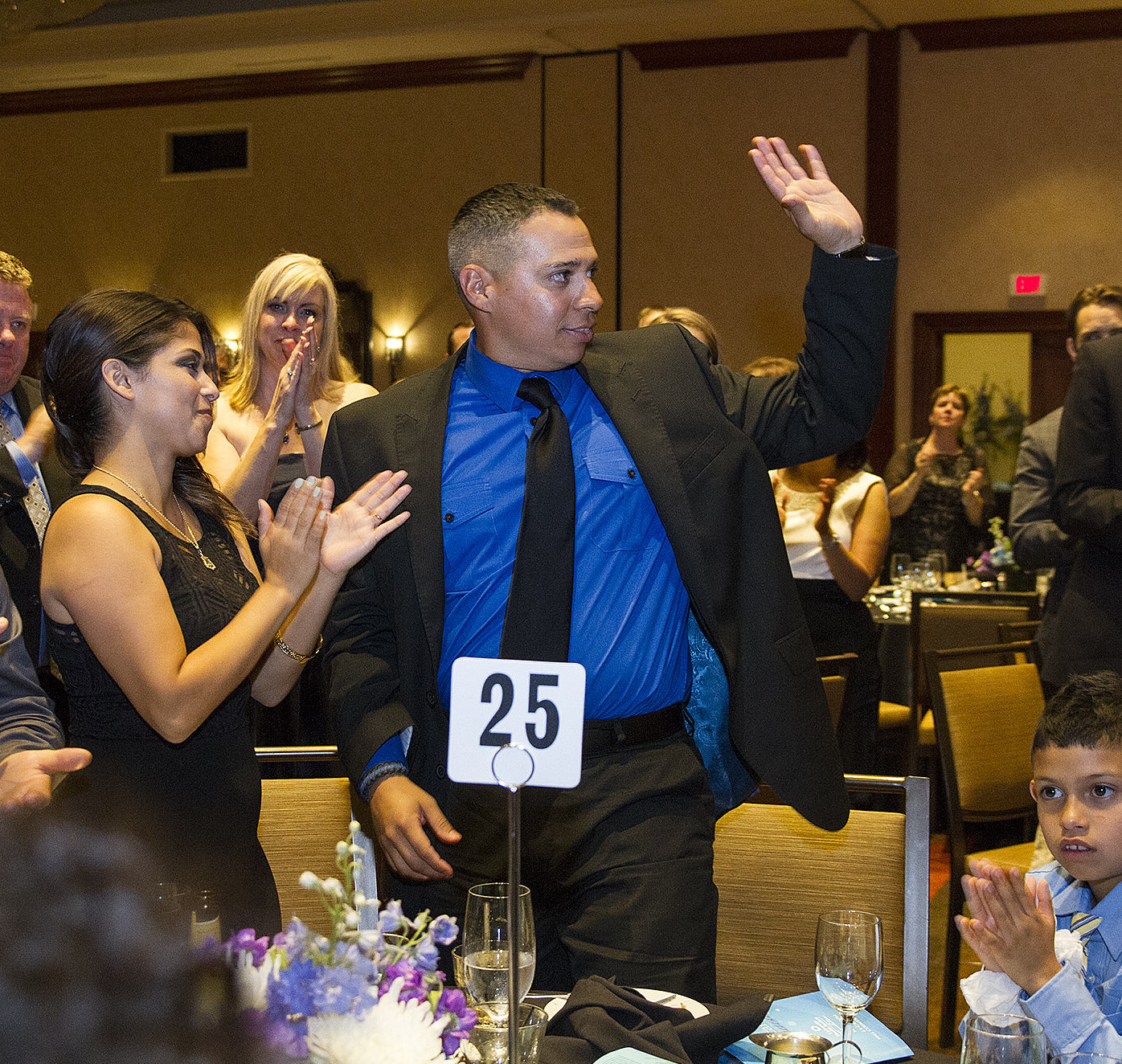 Injured cop honored for being 'medical miracle'