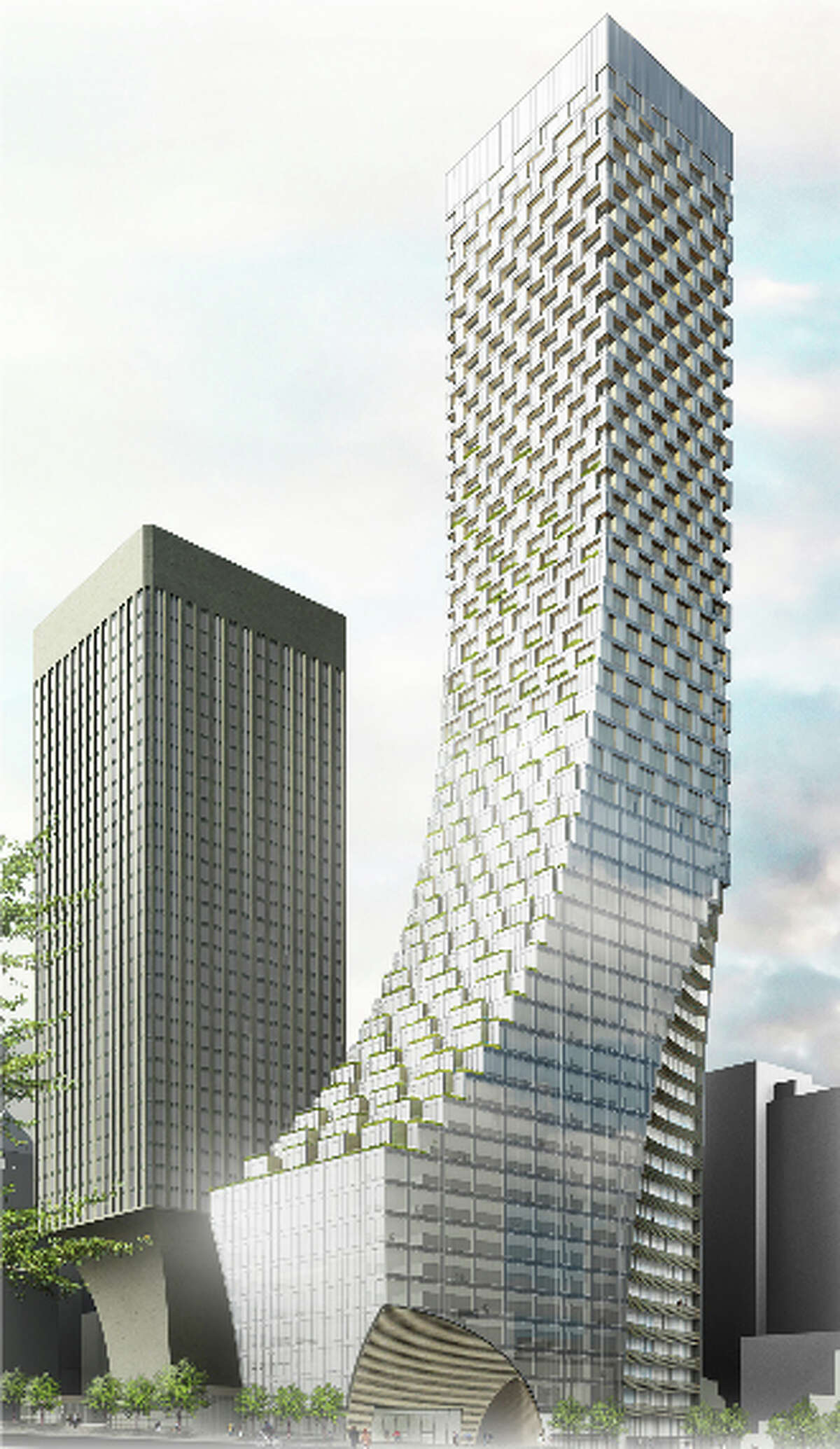 Developer makes planned Rainier Square tower taller, textured