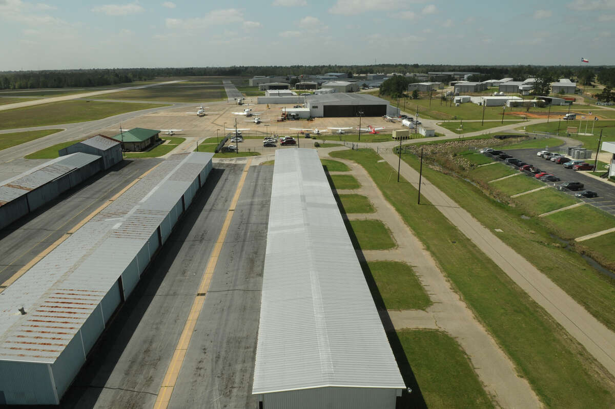 Conroe's regional airport is ascending