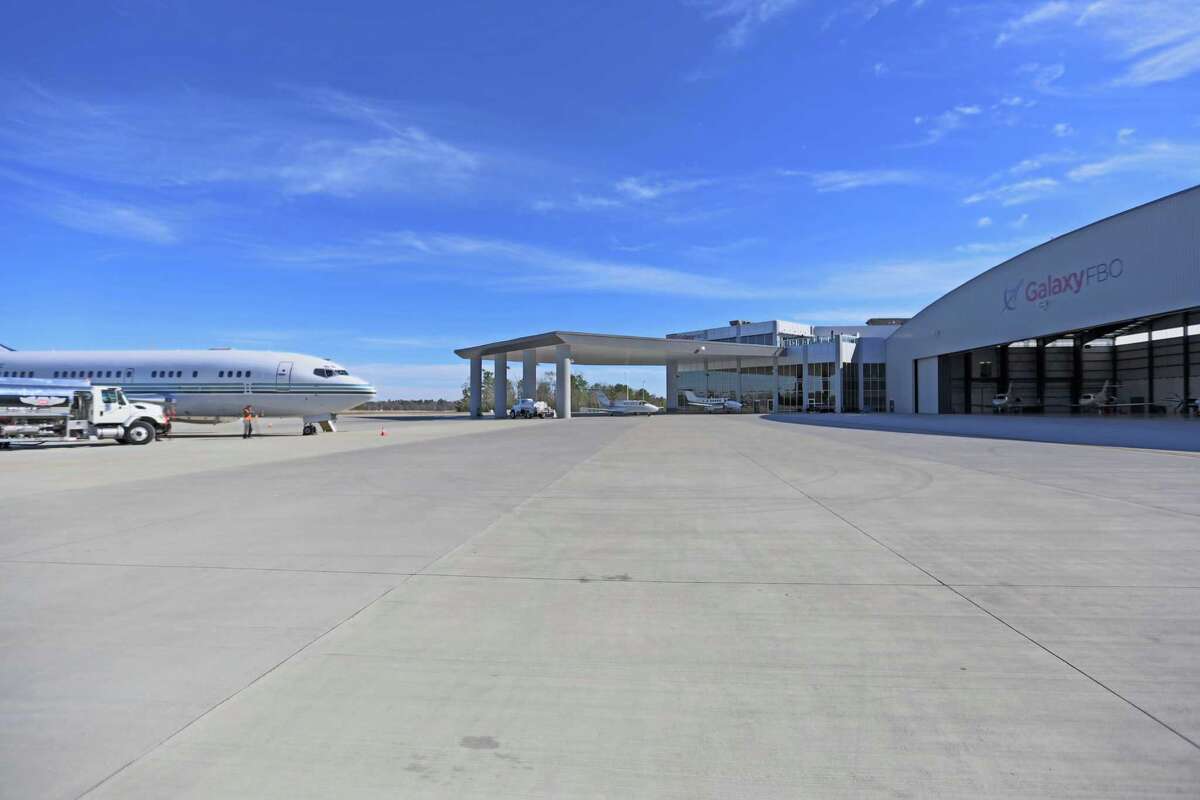 Conroe's regional airport is ascending