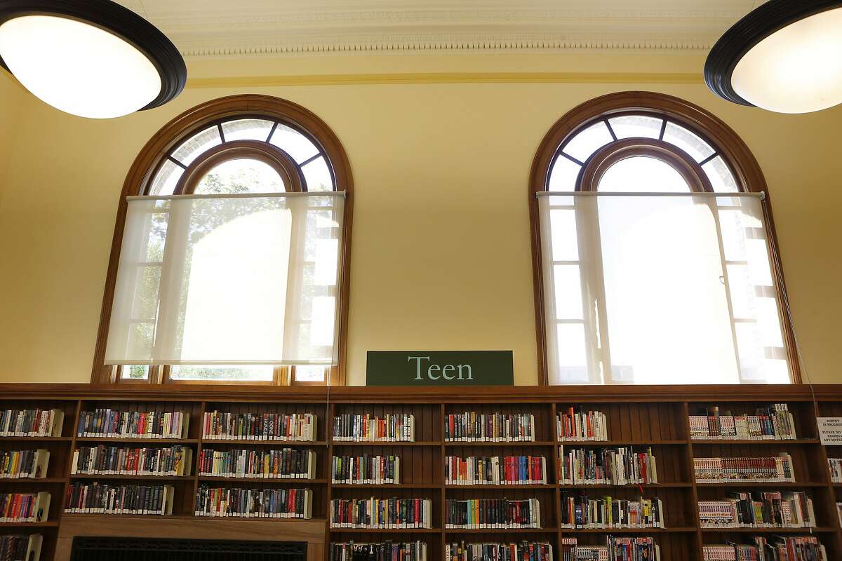 The large arched windows of the Presidio branch library in San Francisco, Calif., on Wednesday May 7, 2014. With the North Beach branch library scheduled to open on May 10, 2014, the overall San Francisco branch library restoration program is nearing completion.