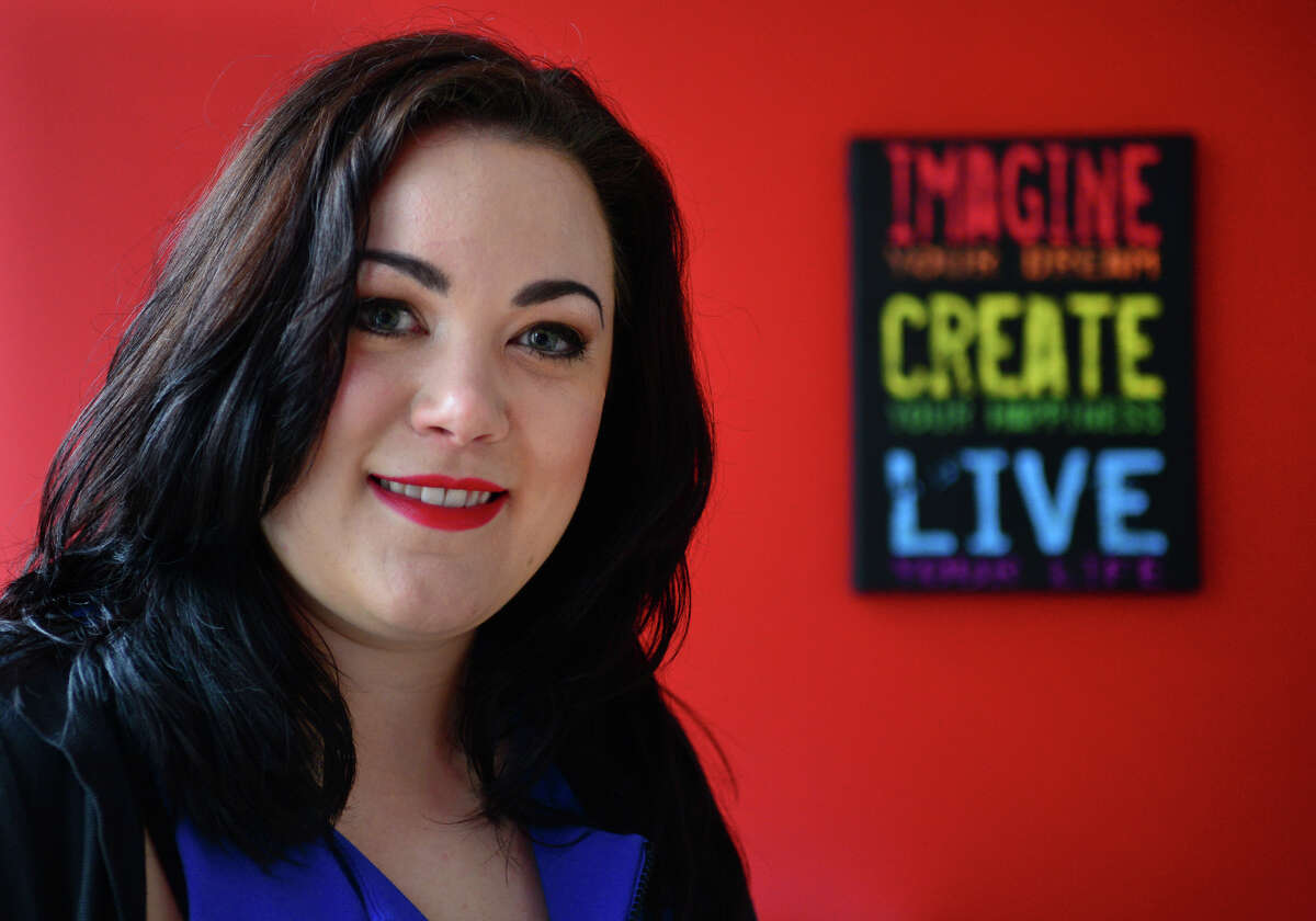 Maggie Pangrazio is the new artistic director at the Bijou Theater in Bridgeport, Conn. on Friday May 9, 2014.