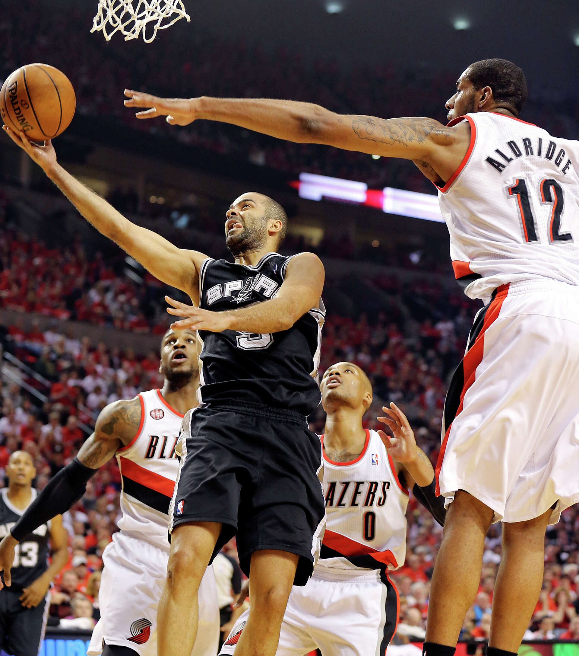 Spurs tear up 'Rip City' again, image size:1920x2173