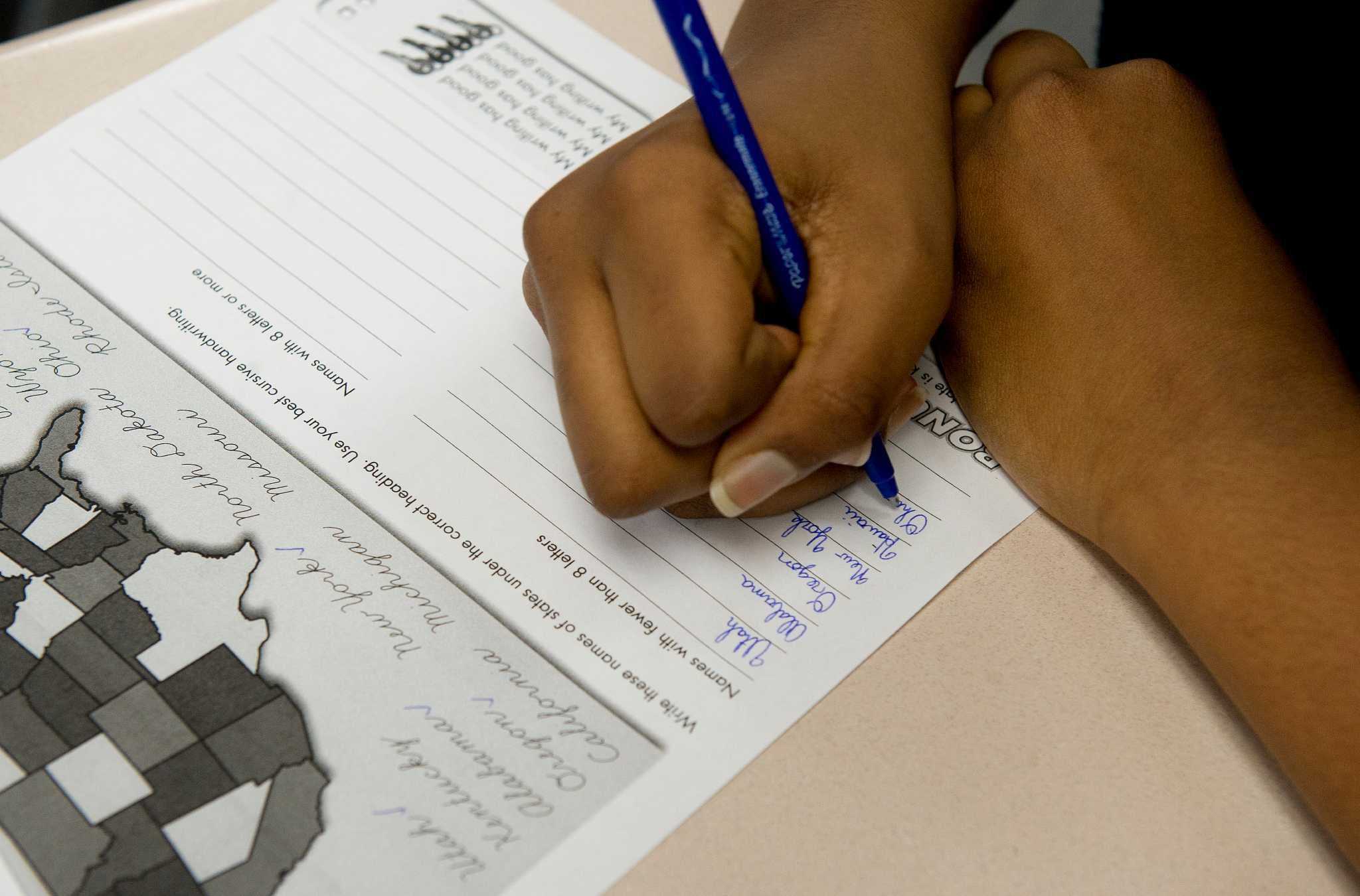 Cursive writing is a lost art