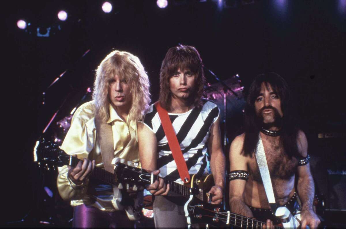 Michael McKean, from left, Christopher Guest and Harry Shearer play fictional heavy-metal has-beens in "This Is Spinal Tap."