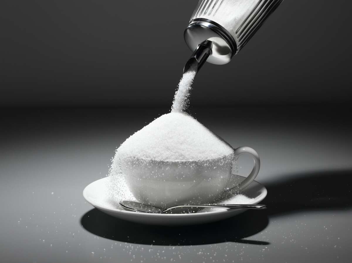 16. The average American eats 152 pounds of sugar in a year. (Argentina is a distant second at about 105 pounds per capita.) In 1973, South African diabetes specialist George Campbell suggested that anything more than 70 pounds per person per year would spark epidemics. (Mother Jones "Sugar Industry Lies.") To reach that mark, we would have to cut our sugar intake by more than half. (Diamond Sky Images/Getty Images)