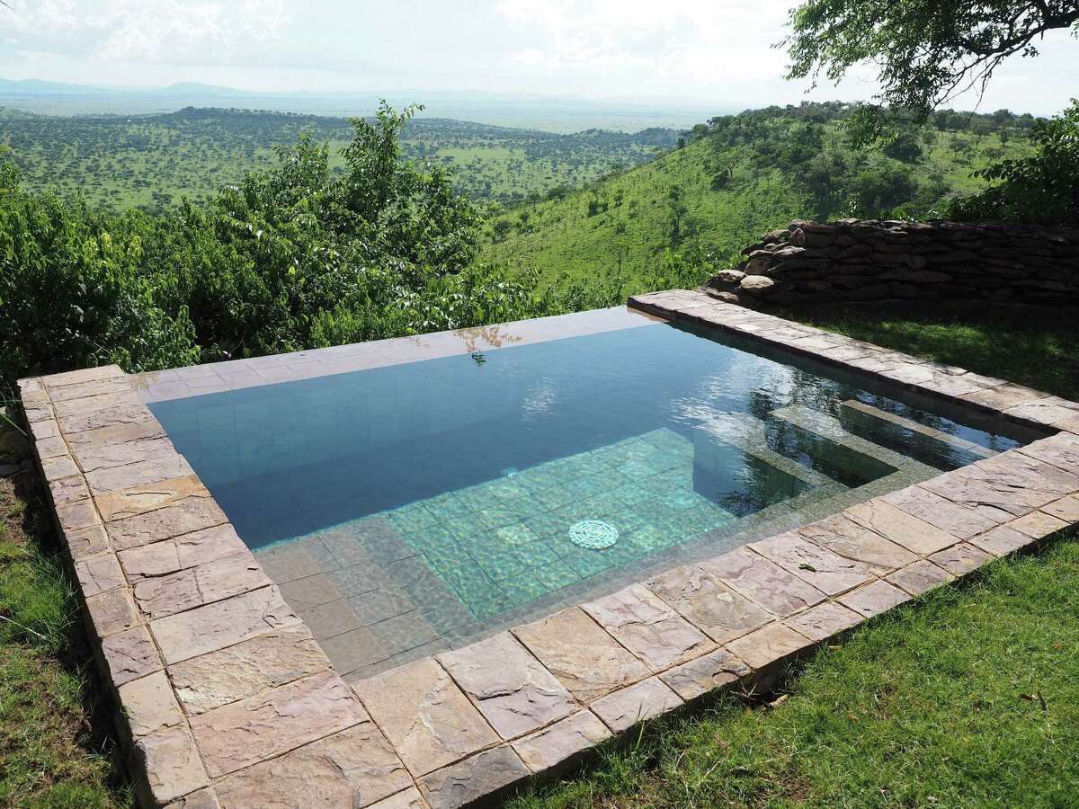 Each villa at Singita Sasakwa in Tanzania's Serengeti comes with its own infinity plunge pool with a view. (George Hobica/MCT)