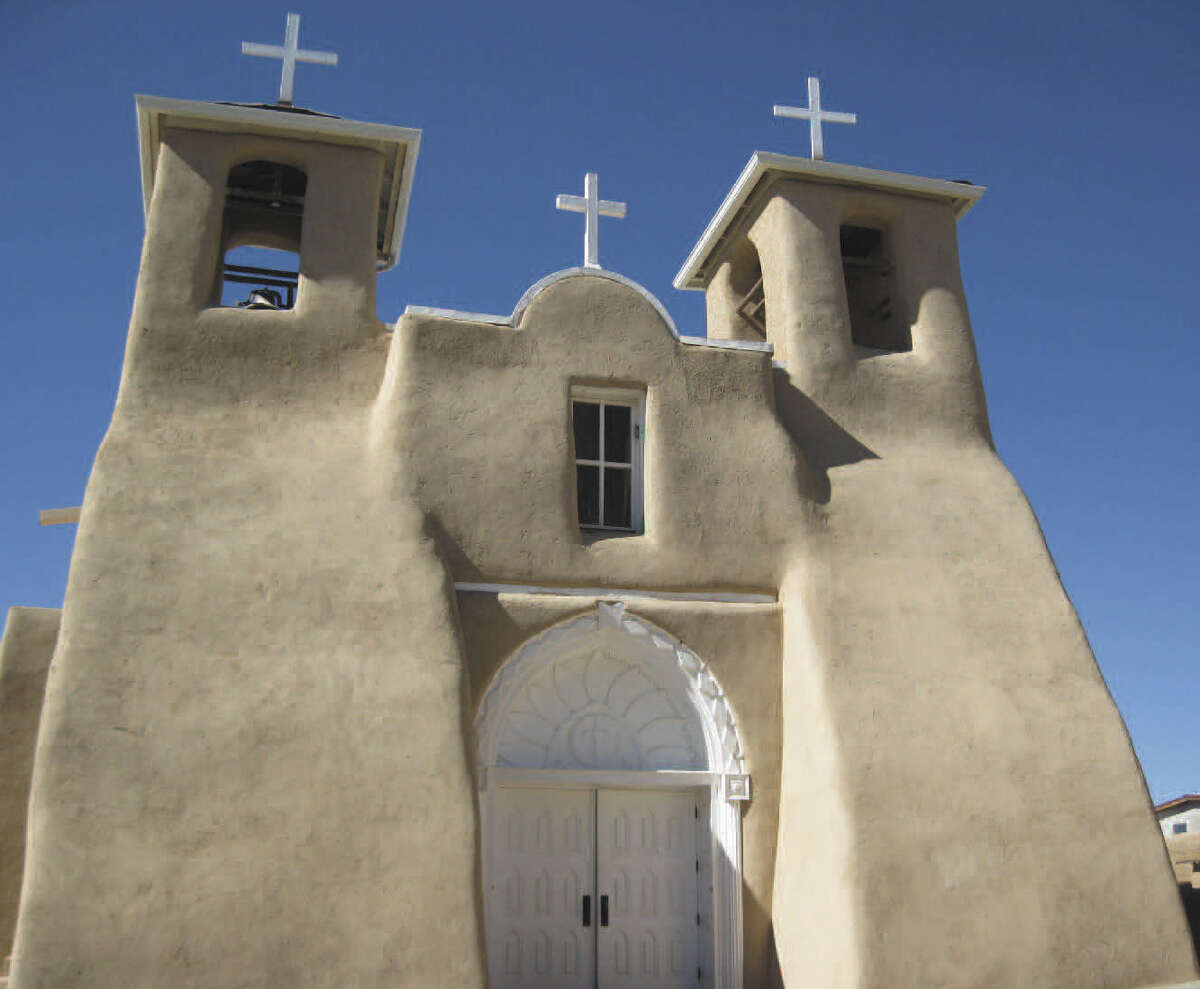 The San Francisco de Assisi Mission Church in Rancho de Taos, New Mexico, was completed in 1816.