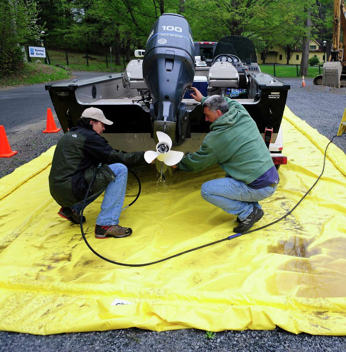 Lake boat inspection program has quiet launch