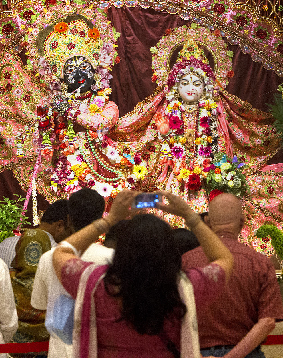 Krishna Center opening with public festival