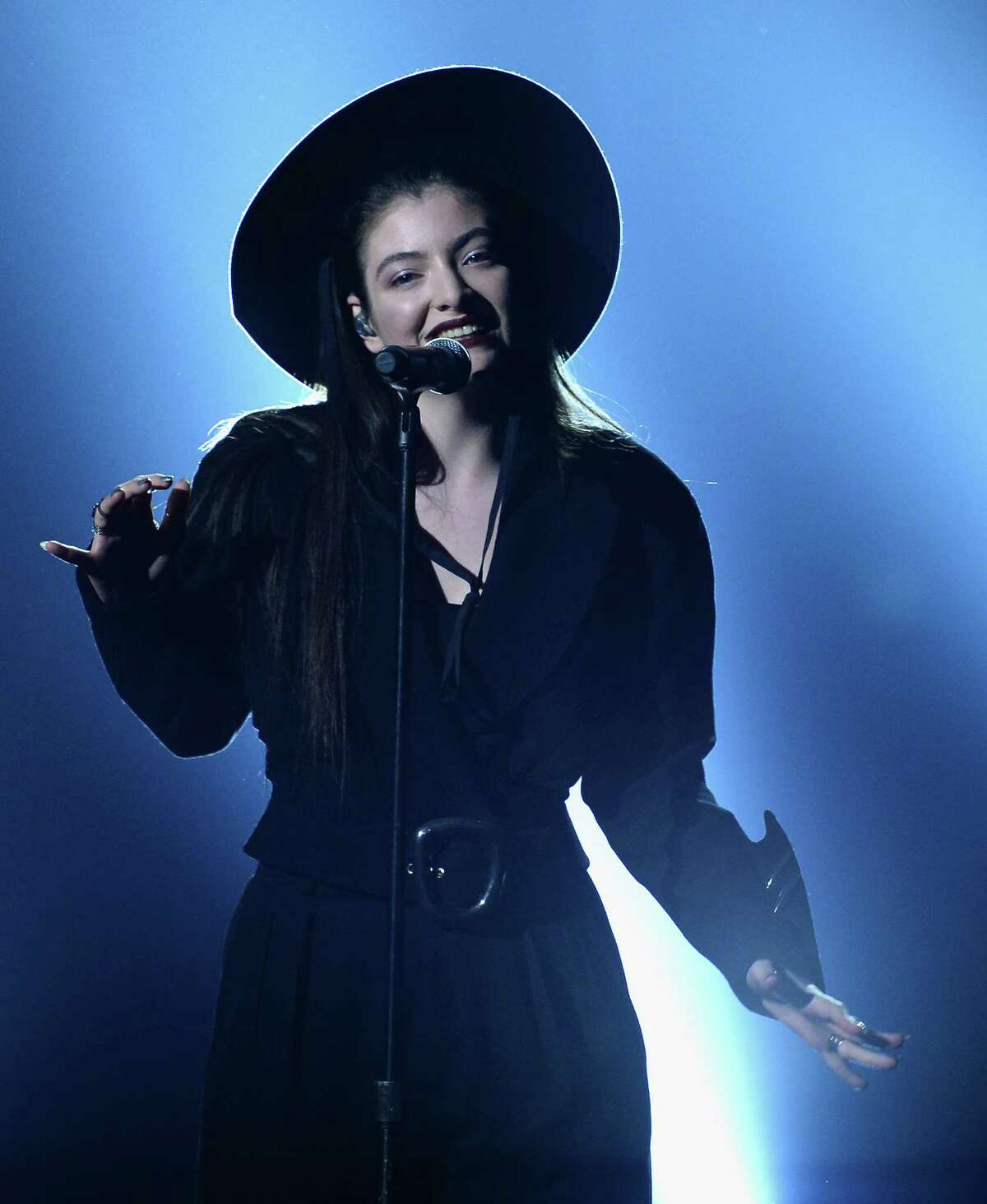 Recording artist Lorde performs Sunday during the 2014 Billboard Music Awards. Lorde was named Top New Artist and won Top Rock Song for "Royals."