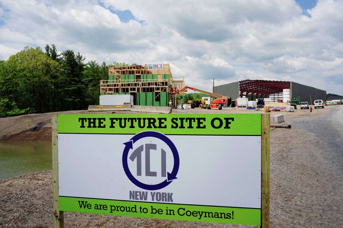 Coeymans officials formally TCI plant