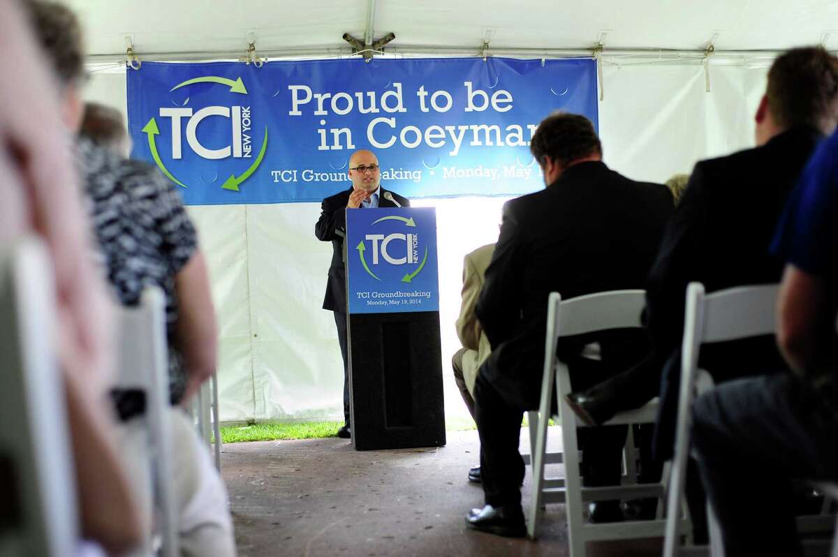 Coeymans officials formally TCI plant