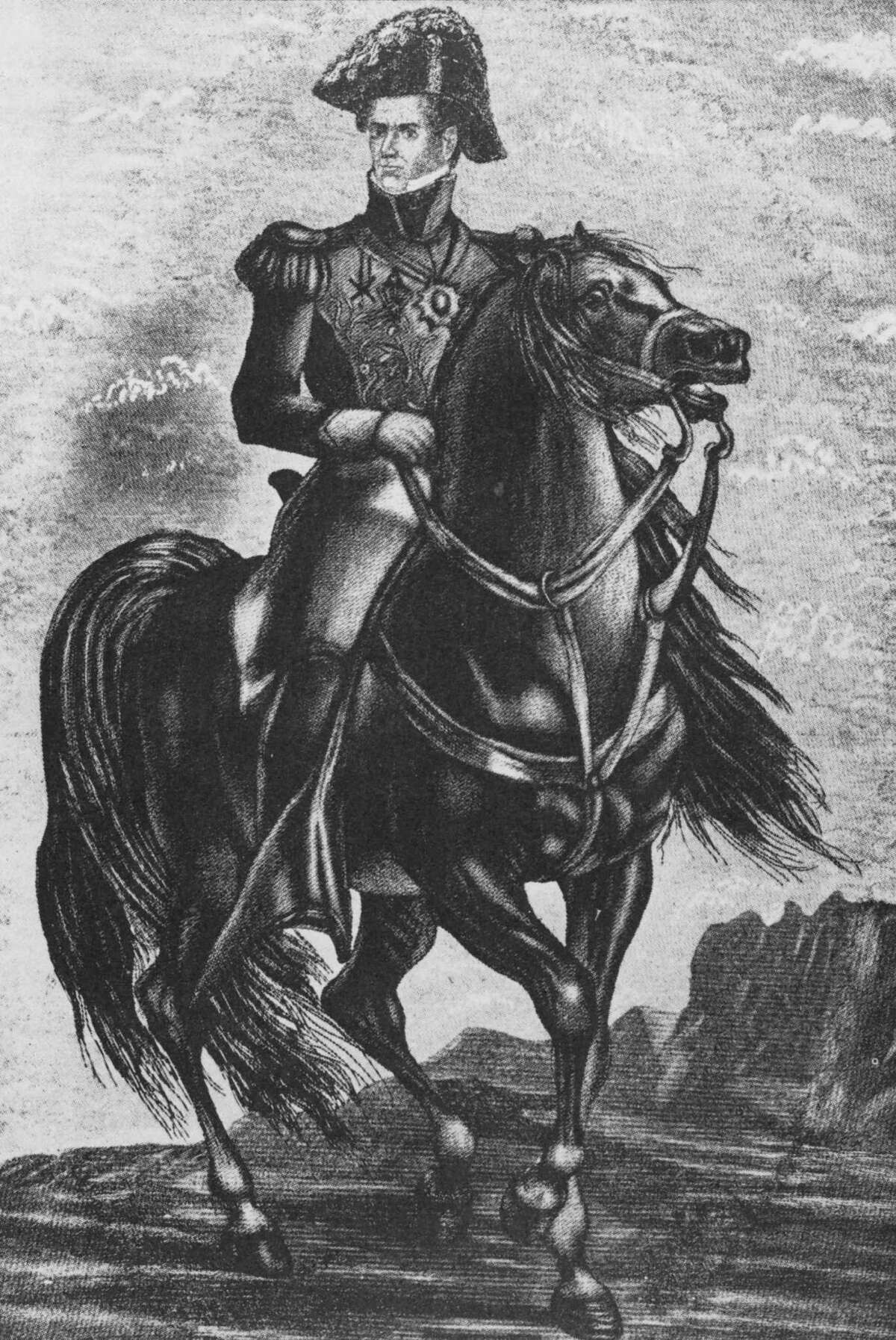 D) Treaties of Velasco Pictured: Gen. Antonio Lopez de Santa Anna.