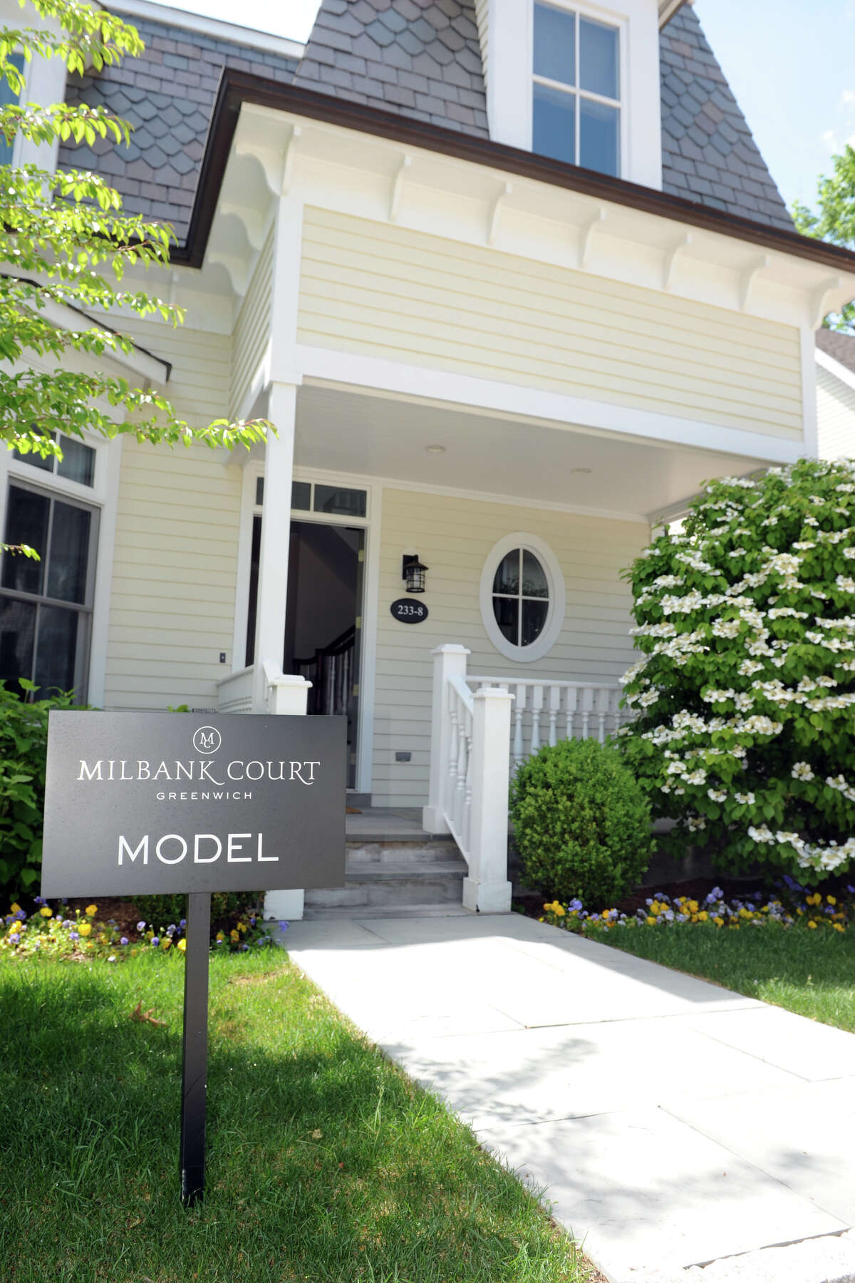 Milbank Court, a new condominium townhome neighborhood in Greenwich, Conn., May 20, 2014.