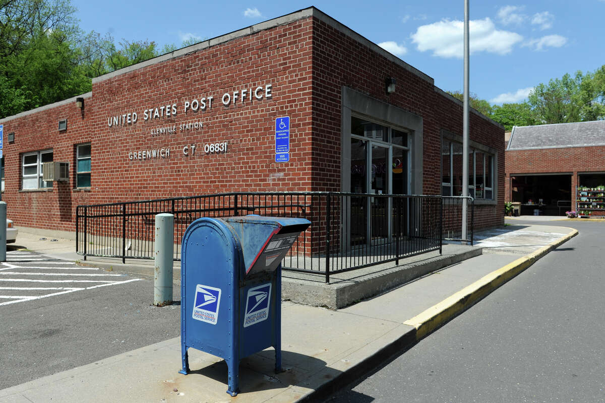 The bank is the post office