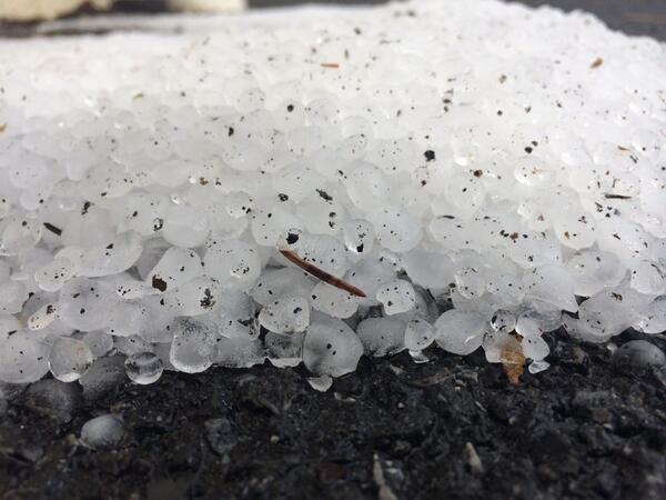 Hail no: Weather conditions becoming ripe for damaging ice pellets