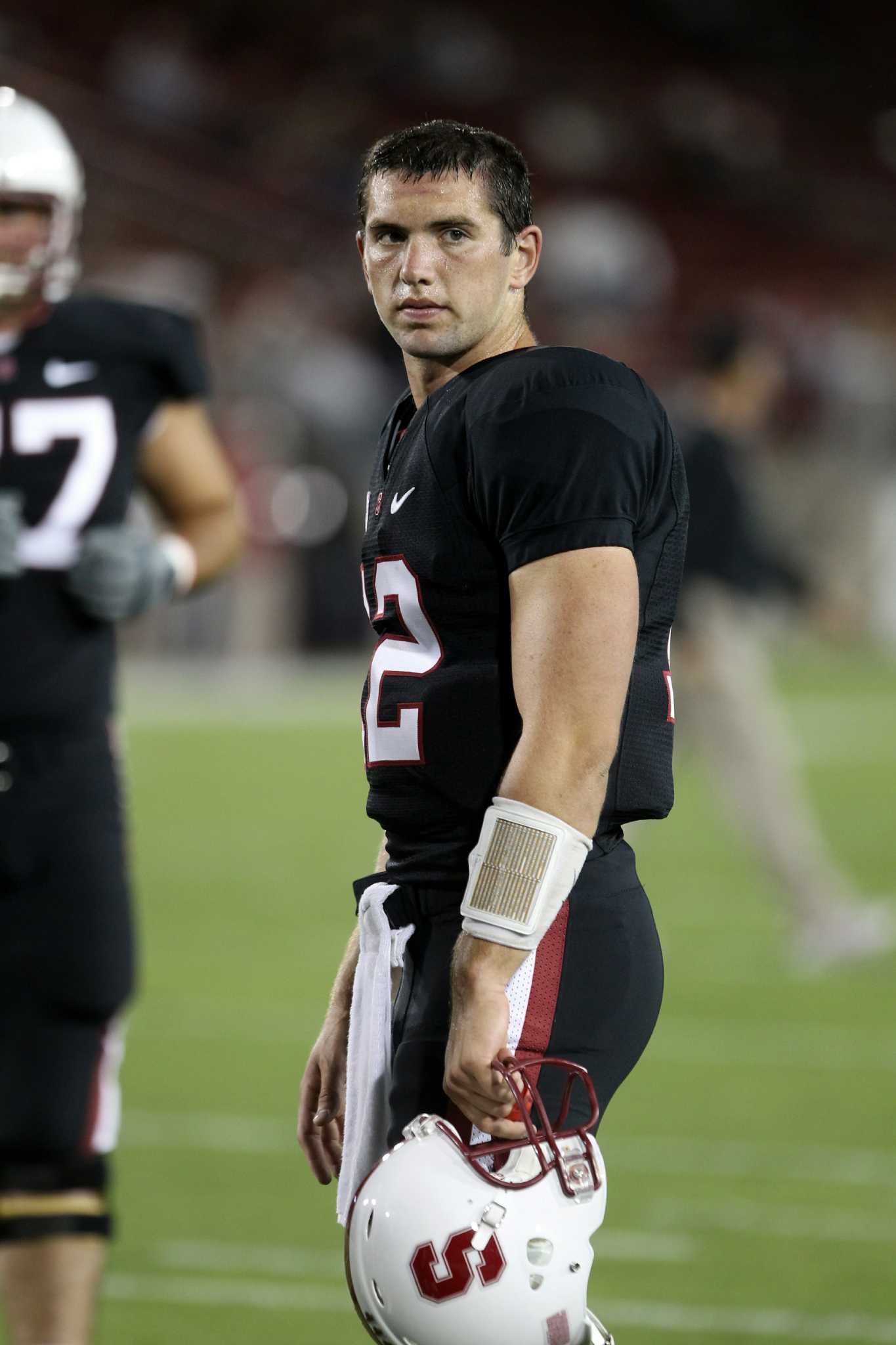 Andrew Luck 12 Stratford High School Spartans Green Football