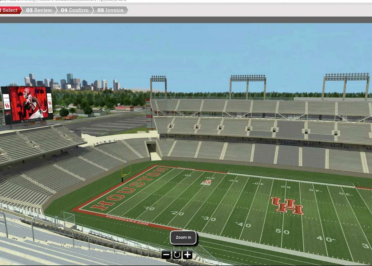 Interactive system gives UH fans unique look at new stadium's seating