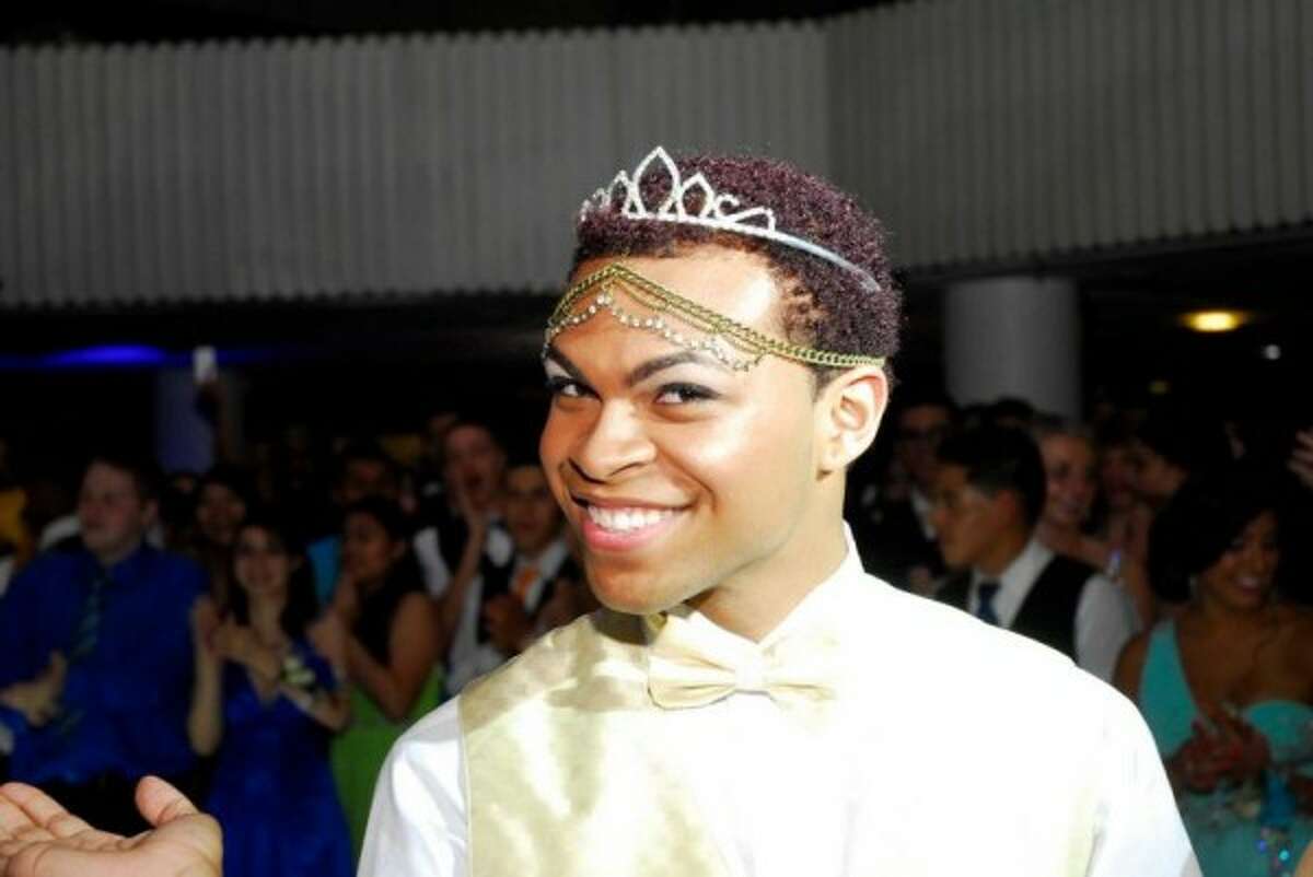 Nasir Fleming won prom queen at the Danbury High School prom on Friday, May 23.
