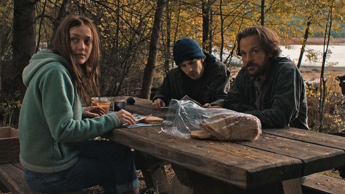 Dakota Fanning, Jesse Eisenberg and Peter Sarsgaard in "Night Moves," about young radicals planning to blow up a dam.