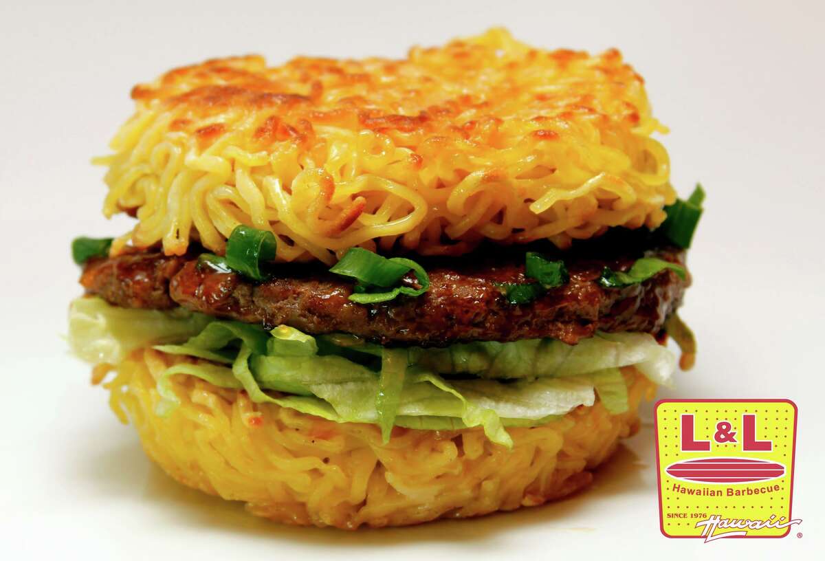 25. HAWAII / L&L Hawaiian BBQ  You don’t have to hop a plane to indulge in Hawaii’s gift to fast food: the ramen burger. Military City USA flipped out last year when the franchise opened its first stateside location on Austin Highway.
