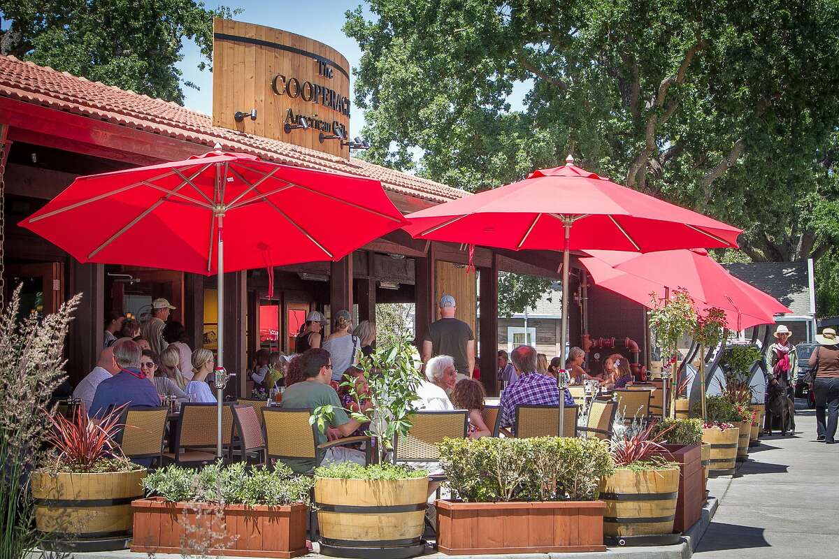 The patio at Cooperage restaurant in Lafayette, Calif., is seen on May 24th, 2014.
