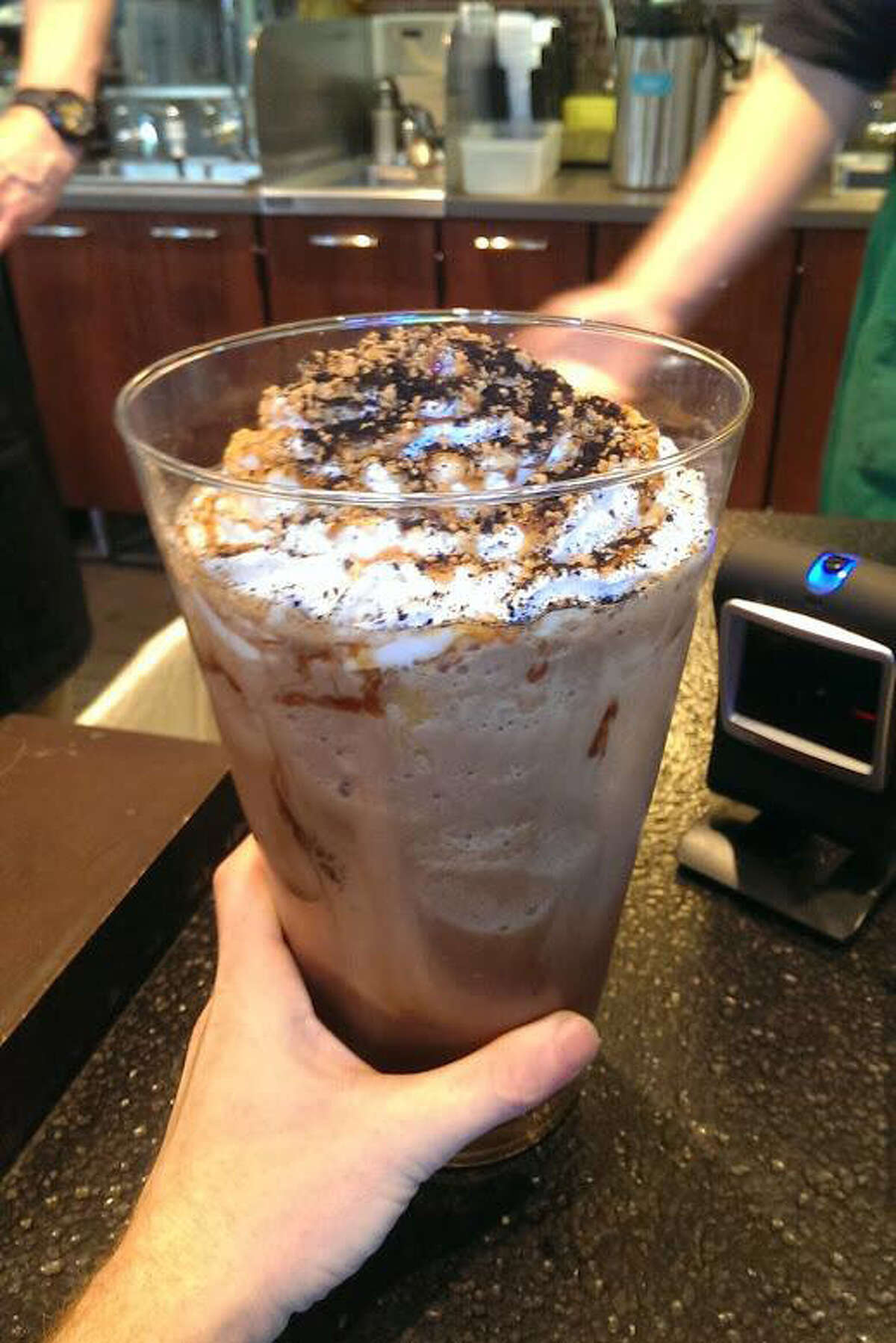 Houston man sets world record with 54 frappaccino
