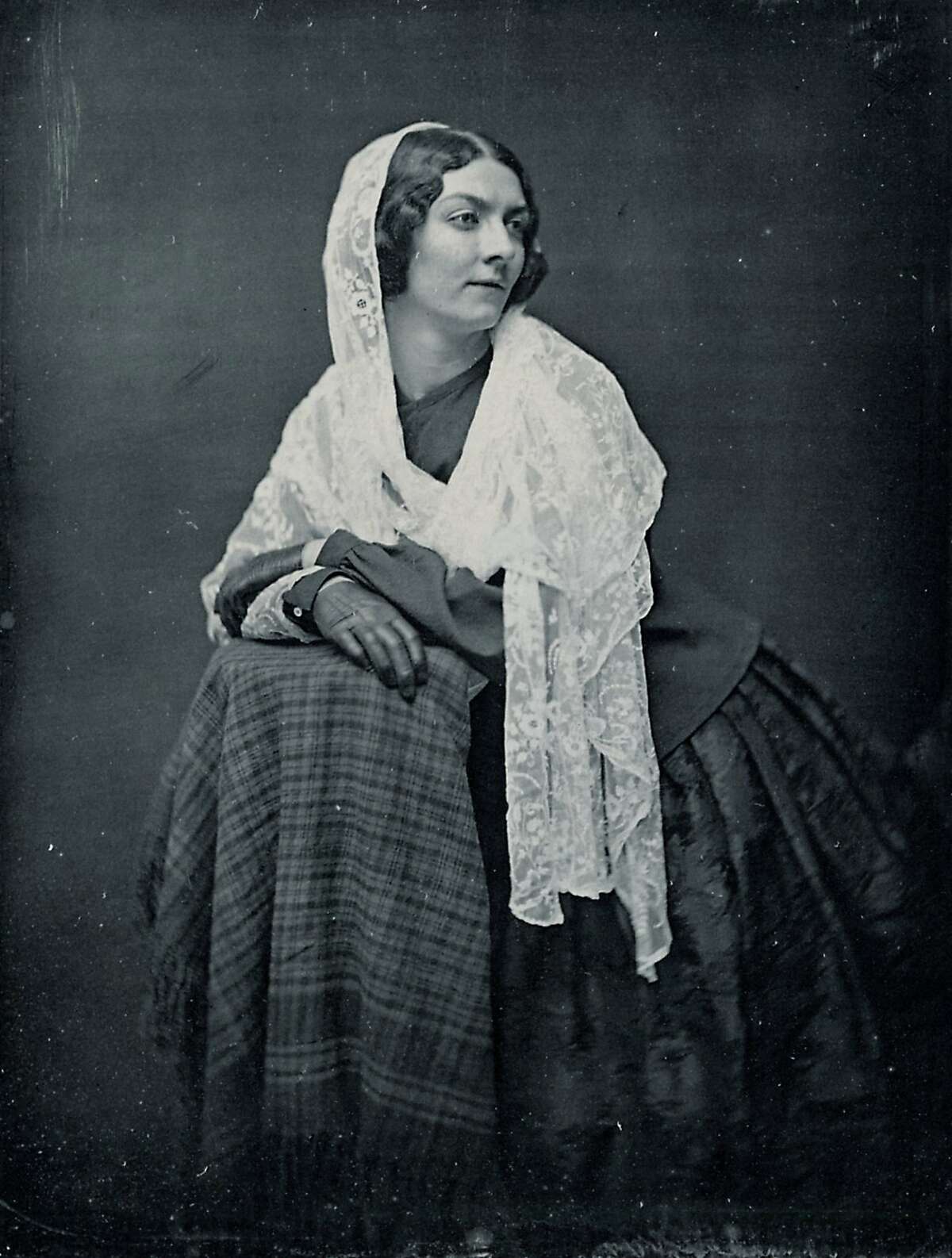 A daguerreotype of Lola Montez, 1851.