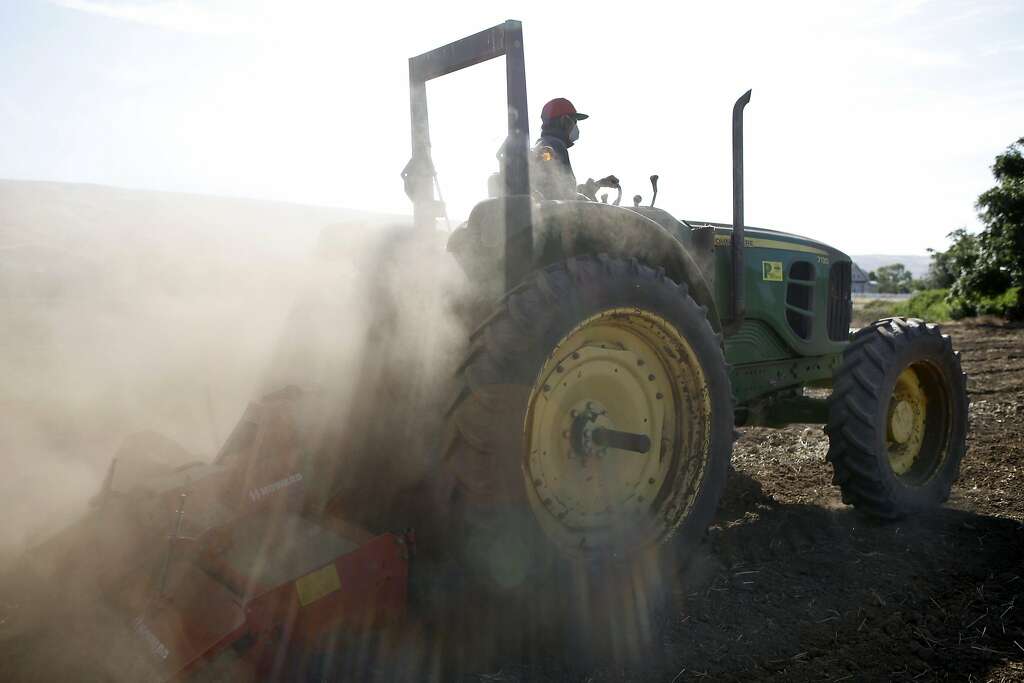 Honda Khanna Battle Reflects Silicon Valley S Changing Face Sfgate Farmer Tony Mellow Rototills A Field With His Tractor At S Nursery Farms In