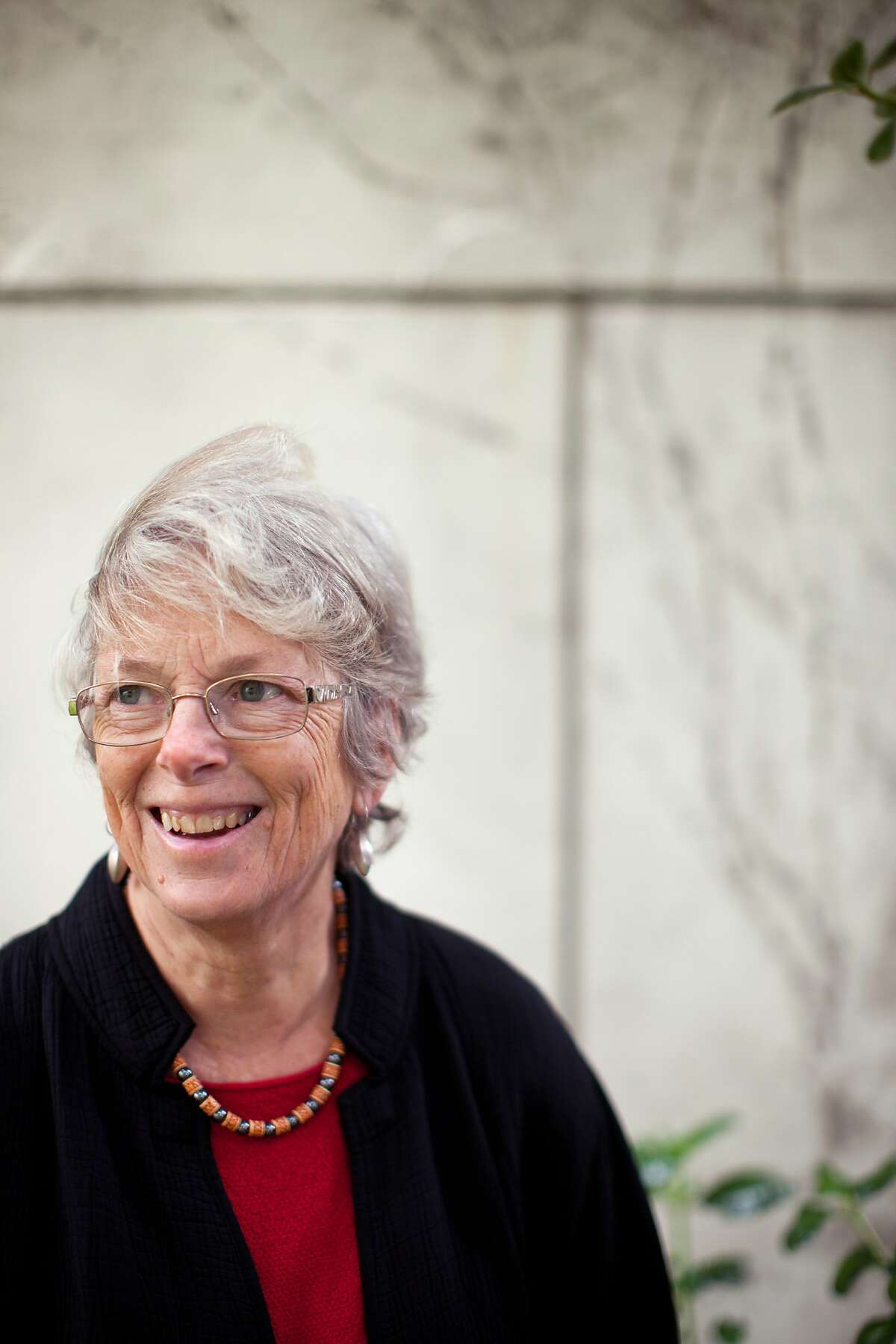 UC Berkeley law professor Pamela Samuelson is a founding member of the Authors Alliance, a new nonprofit advocacy group for authors pushing for copyright reform and better public access to published works. She is photographed outside her apartment in San Francisco on Friday, May 23. 2014.