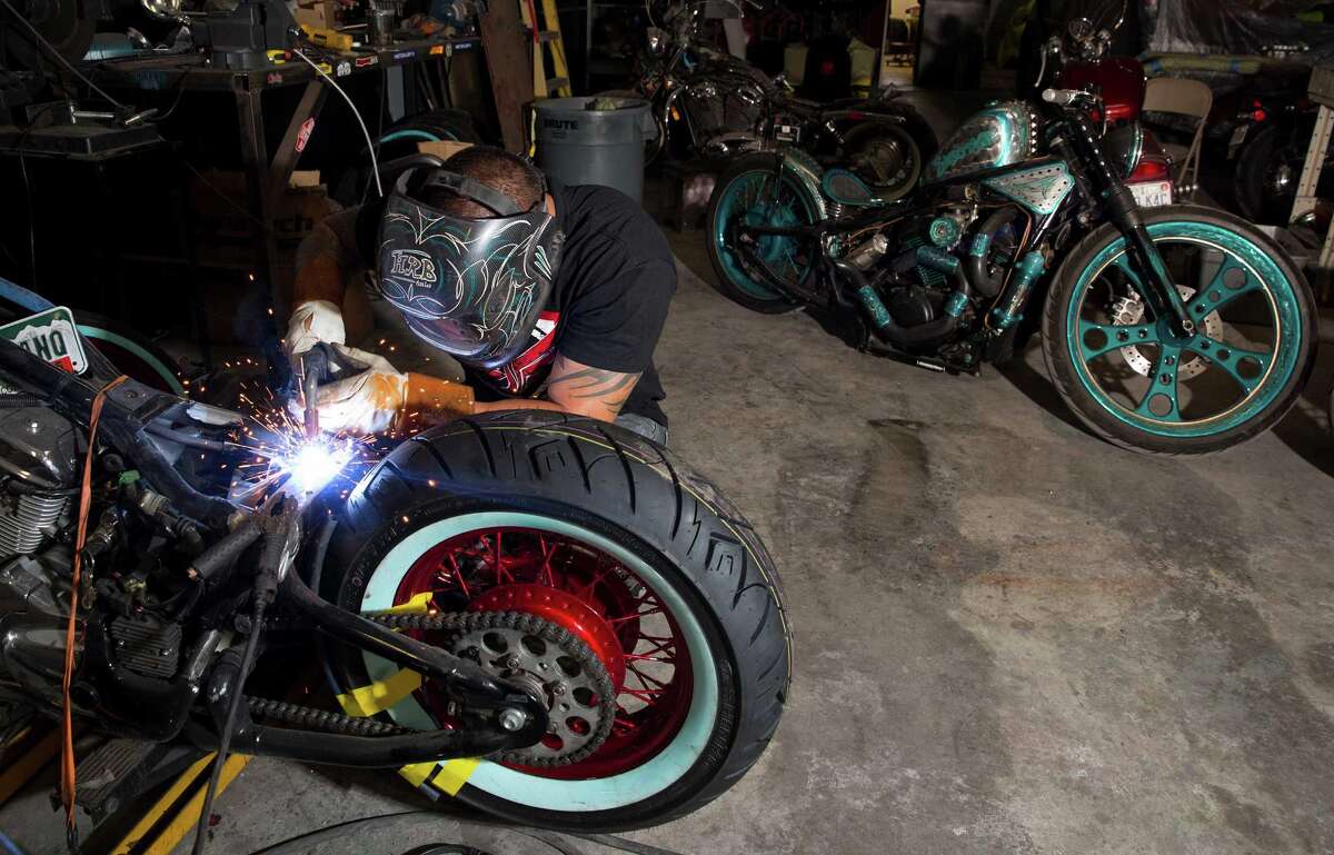 Motorcycle customizer rides high