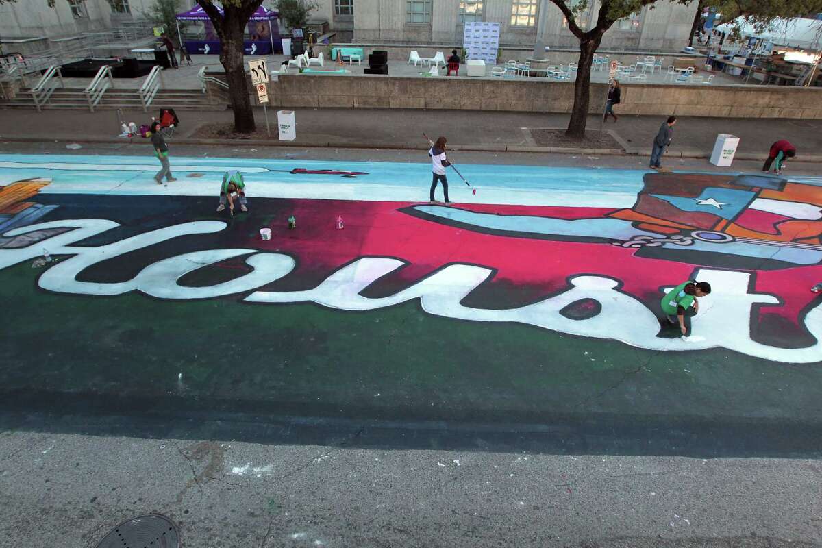 Via Colori, Houston's chalk art festival, returns this weekend