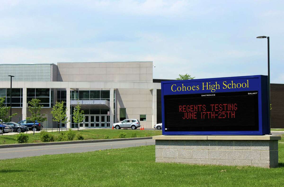 Exterior of Cohoes High School Tuesday, June 3, 2014, in Cohoes, N.Y. (Selby Smith / Special to the Times Union)