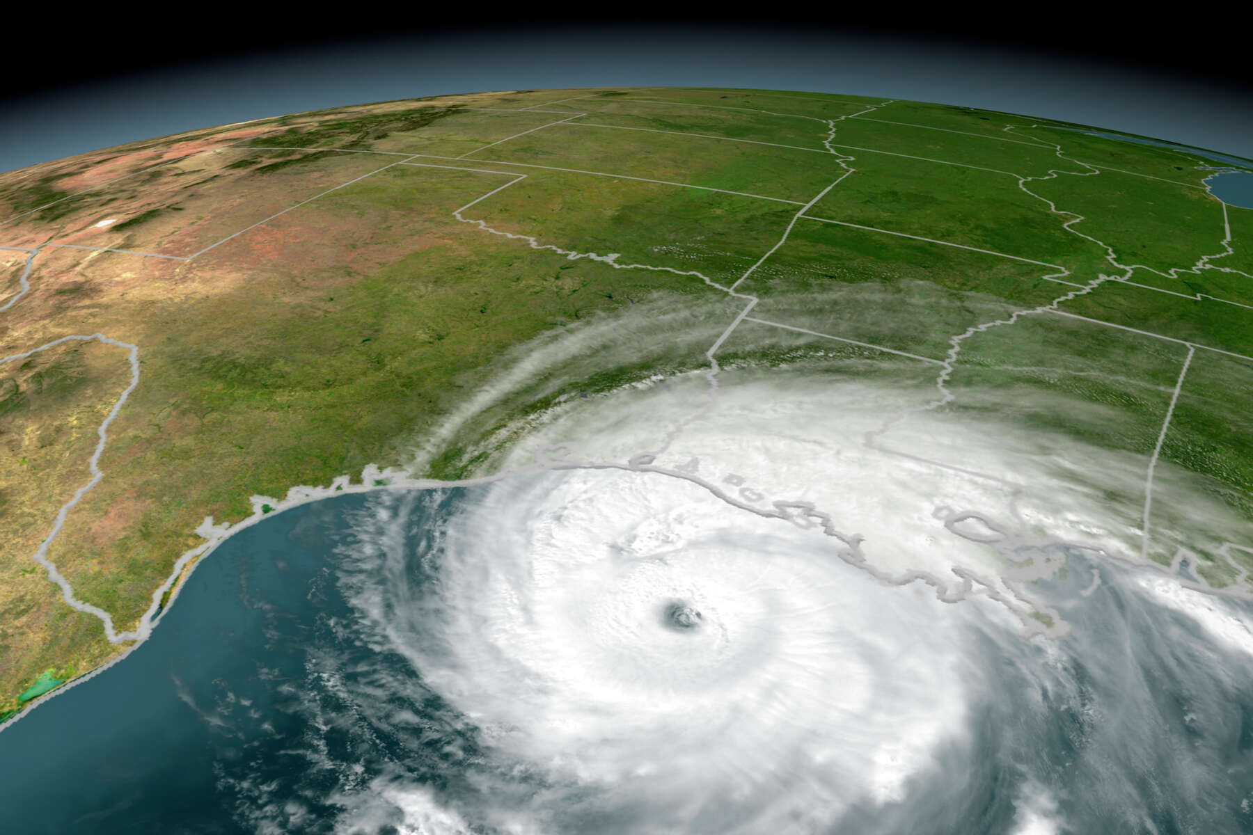 A Category 5 Texas Hurricane Where Landfall Would Be Worst