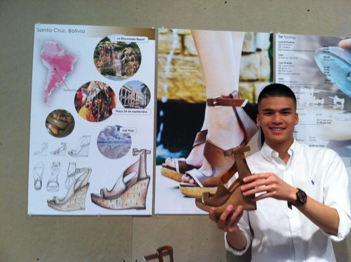 Jason Yang is one of two University of Houston students who won a summer internship with accessory designer Elaine Turner.