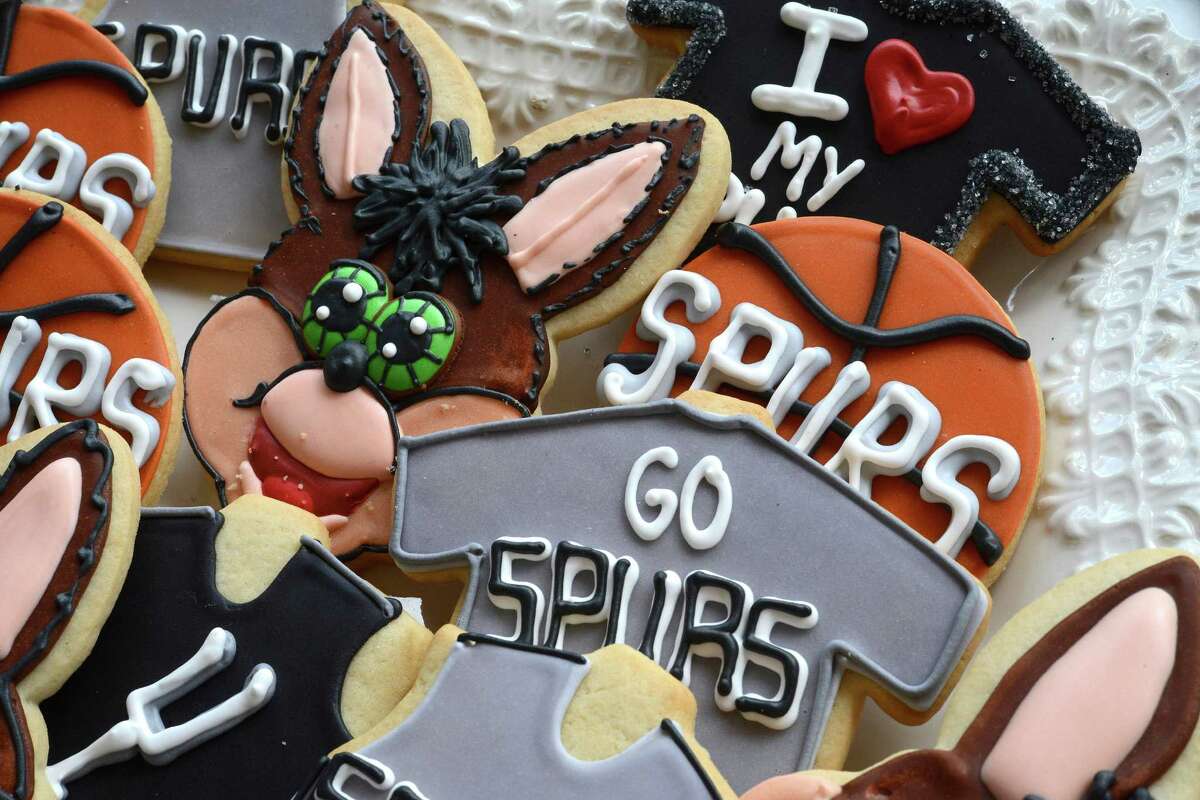 Lily's Cookies,www.lilyscookies.com , 2716 McCullough Ave., 210-832-0886 Lily's Cookies has an assortment of Spurs-related sweets on Thursday, June 5, 2014. The hometown San Antonio Spurs are playing the Miami Heat for the NBA basketball championship this month.